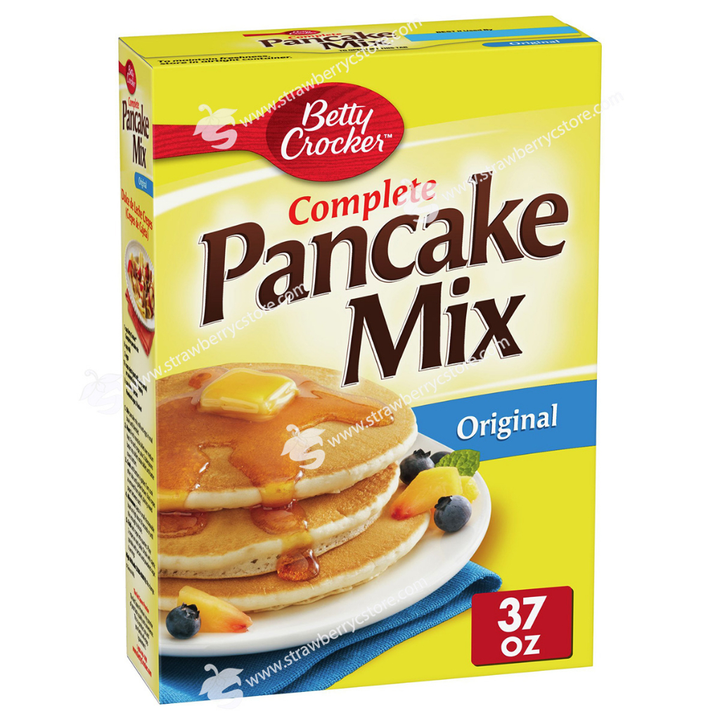 Bột Làm Bánh Pancake Pha Sẵn Vị Truyền Thống Betty Crocker Complete Pancake Mix, Original, Hộp 1.04 Kg (37 Oz.)