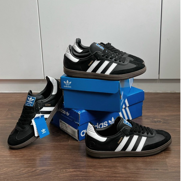 |Ảnh thật+Có Sẵn| Giày Thể Thao Adidas SAMBA OG Black B75807 36-45 bản mới 2023-Full box