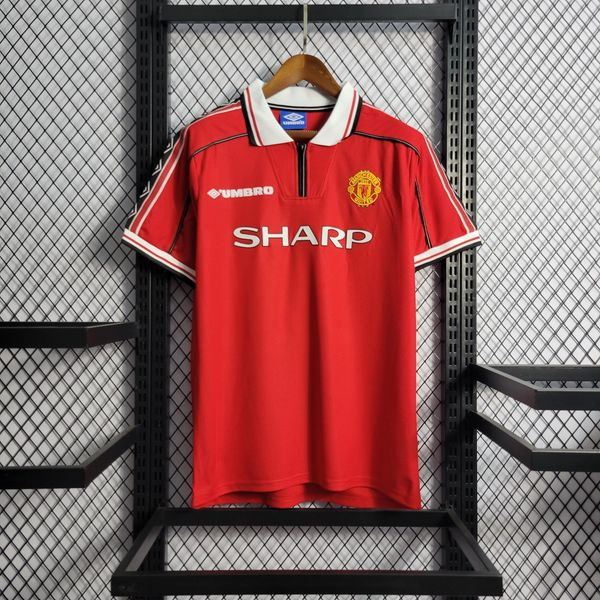 Áo Đấu MU Sharp Đỏ Mùa 98/99 - Trơn