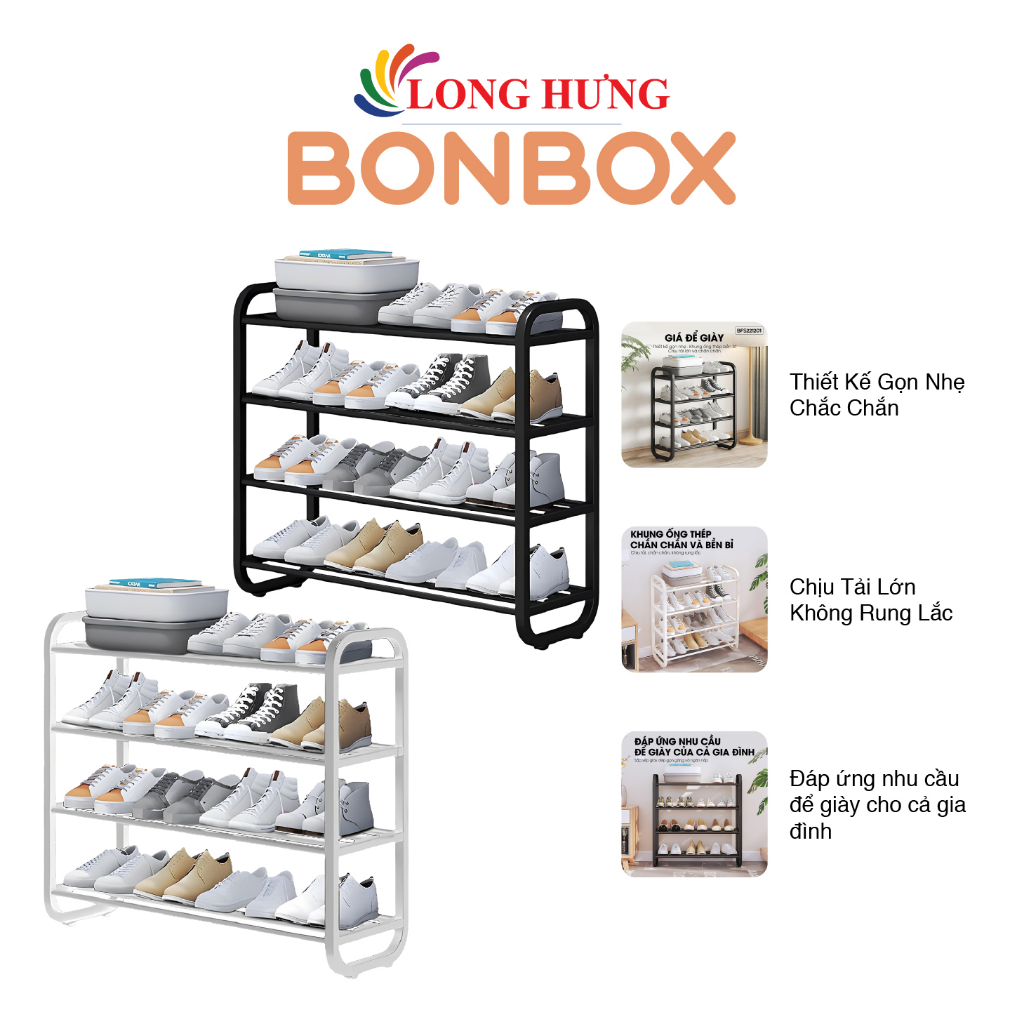 Kệ để giày 4 tầng BONBOX BFS221201 - Hàng chính hãng