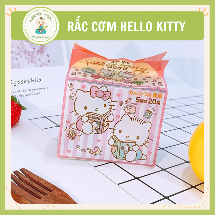 Gia vị rắc cơm Hello Kitty Nhật Bản cho bé ăn dặm