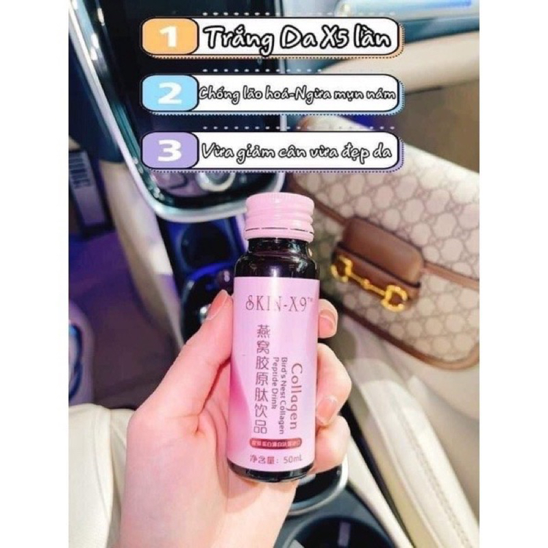 Nước Collagen Yến Hồng Skin X9