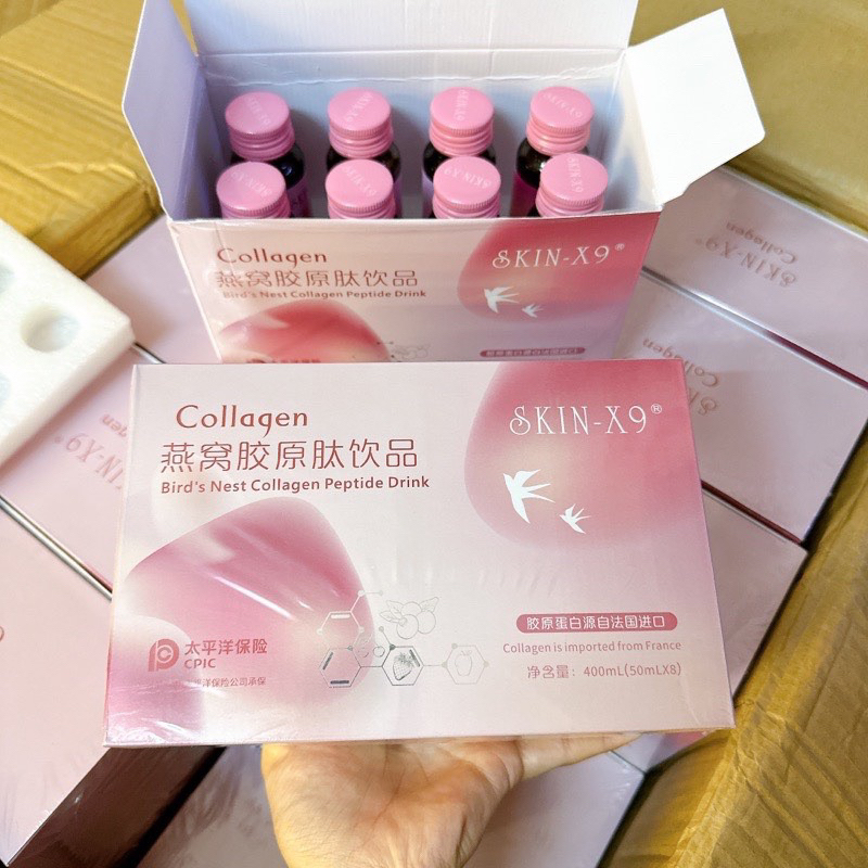 Nước Collagen Yến Hồng Skin X9