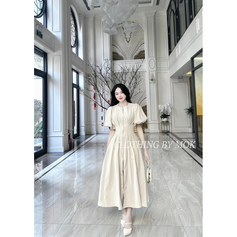 BIGSIZE HIẾU HIẾU ( Đầm khoá kéo dáng dài 55-100kg )