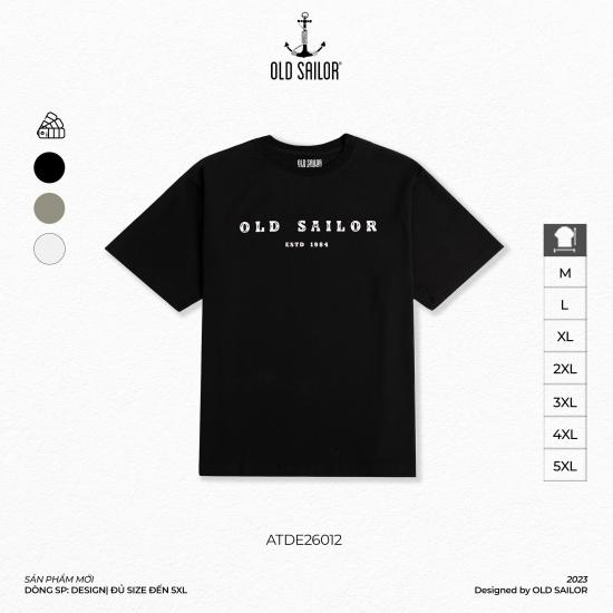 Áo Thun Unisex OLD SAILOR Thiết Kế Họa Tiết Form Rộng Tay Ngắn Big Size Upto 5XL - BST Mùa Hè 2023