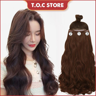 Set 3 Tóc Kẹp Dải Xoăn Sóng Tiện Dụng, Tóc Kẹp Phím Làm Dày Tóc, Kẹp Tóc Xoăn Cho Tóc Thưa,Mỏng