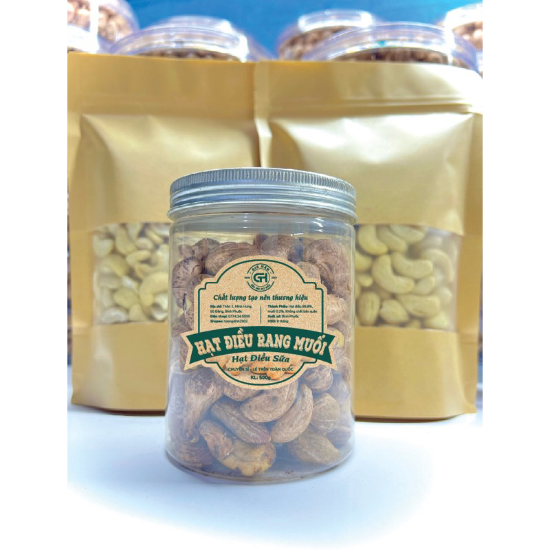 Hạt Điều rang muối Gia Hân 250g
