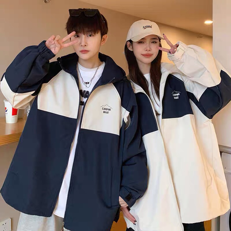 Áo Khoác Dù Jacket Vintage 2 Lớp -  Áo Khoác Gió In CAMPING WHAT Form Unisex Nam Nữ Phong Cách Streetwear Hàn Ulzzang