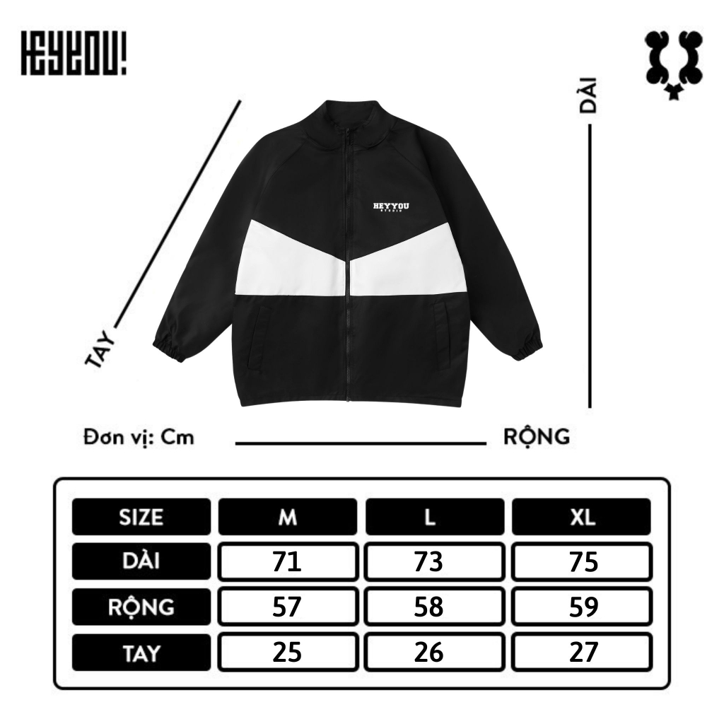 Áo Khoác Heyyou! Collar Jacket