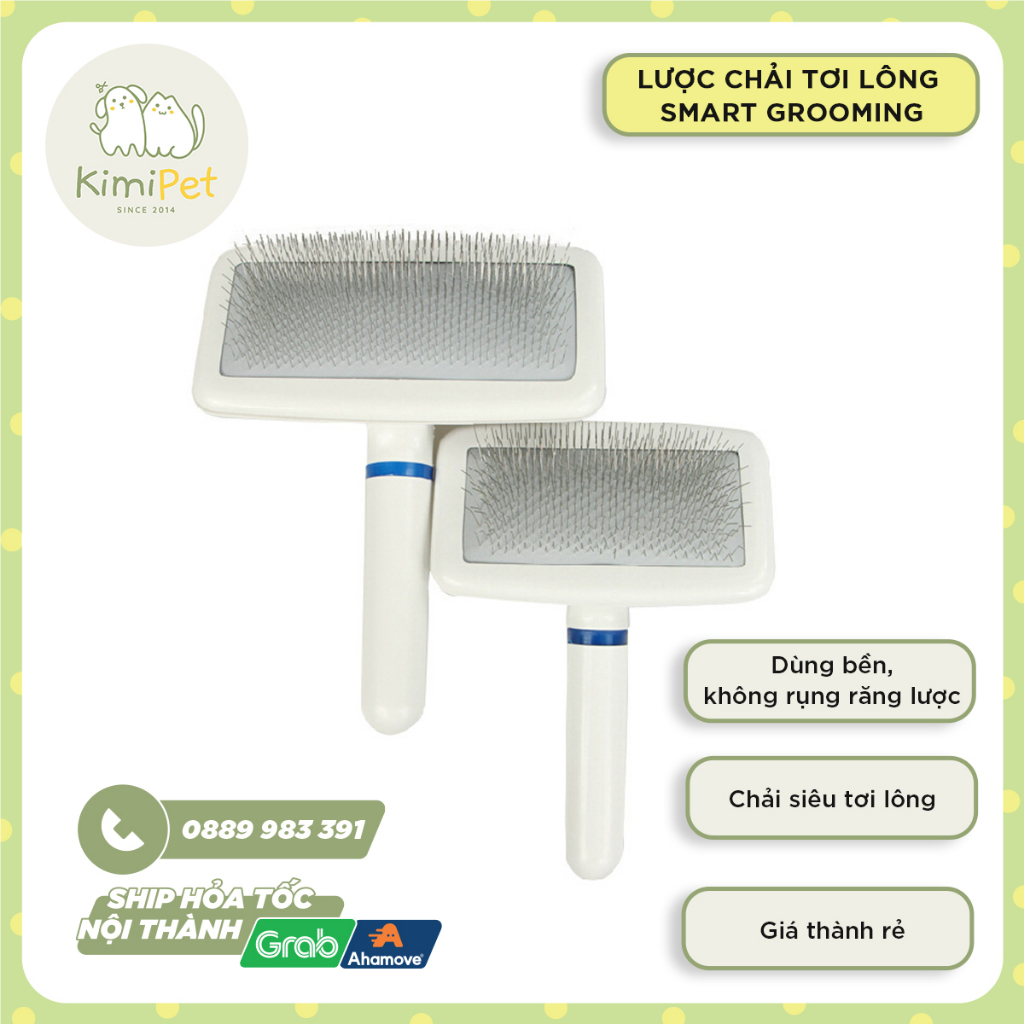 Lược đánh bông chải tơi lông chuyên dụng chó mèo Smart Grooming - Kimi Pet