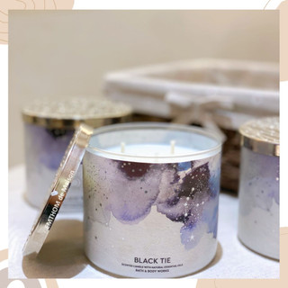 Black Tie Nến Thơm Bath & Body Works [411g - 3 bấc]