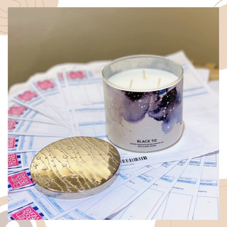Black Tie Nến Thơm Bath & Body Works [411g - 3 bấc]