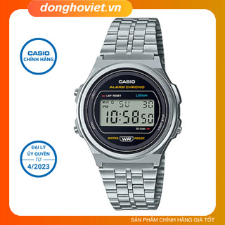 Đồng hồ nam casio a171we-1adf - đồng hồ unisex - điện tử - kính nhựa - size mặt 36.5mm - bảo hành 5 năm