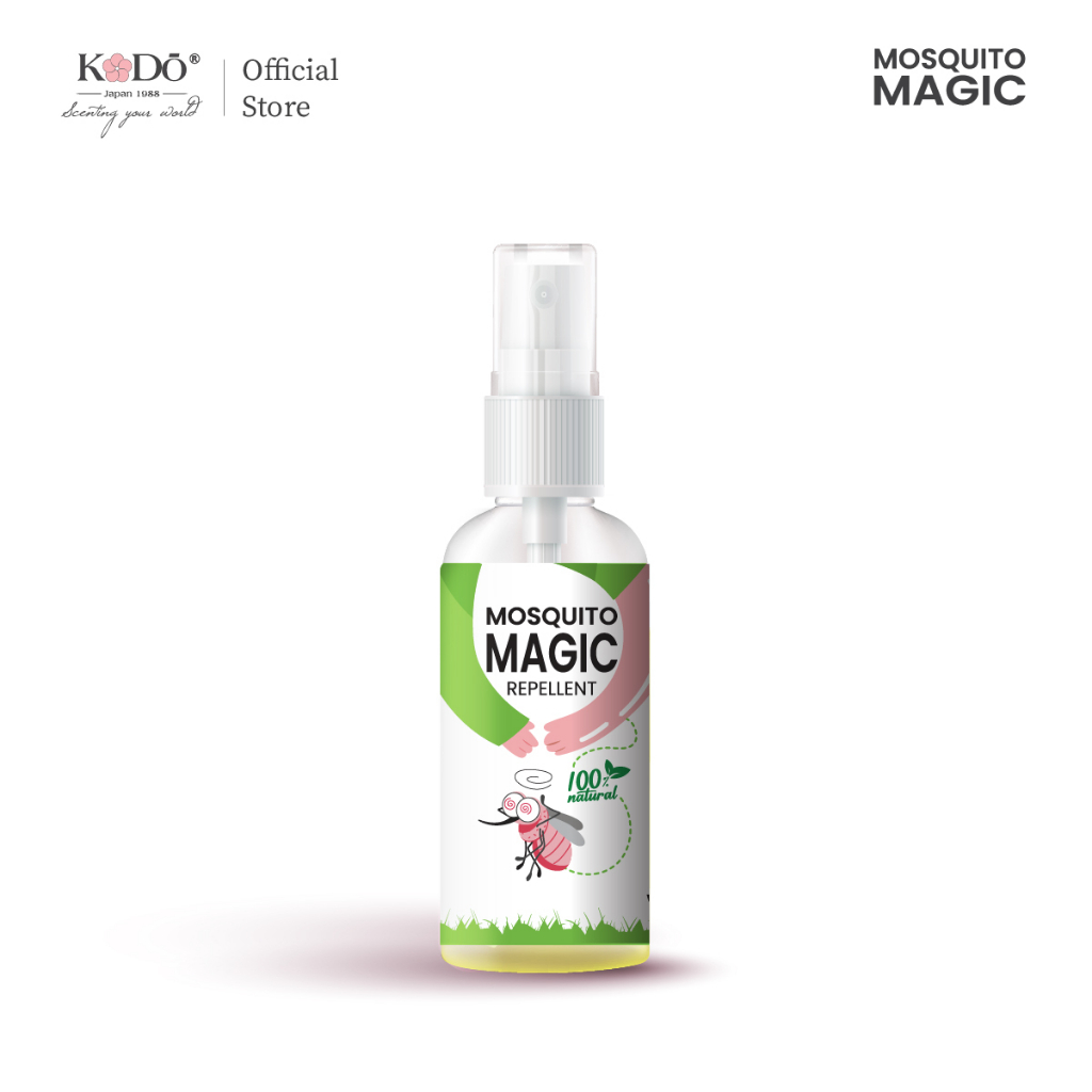 Xịt đuổi muỗi cho cơ thể hương thiên nhiên Kodo Mosquito Magic 50ml