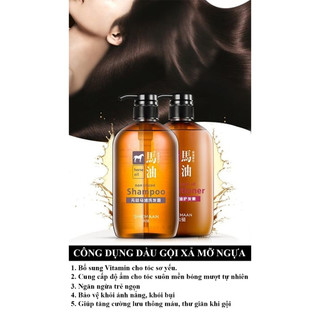 Dầu gội xả mỡ ngựa Nhật 600ml