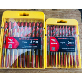Mũi khoan tường cao cấp size 6 8 mm chân vát 3 cạnh hàng chính hãng Avatar