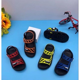 Dép sandal quai hậu siêu nhẹ cho bé trai kẻ sọc
