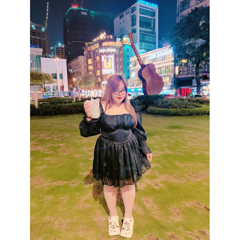 BIGSIZE HIẾU HIẾU ( Đầm yếm 55-100kg )