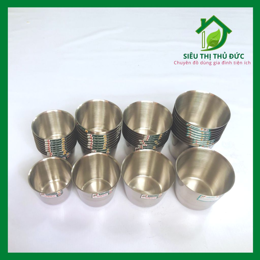 Combo 10 Ly Làm Đá Inox Tithafac - Thương Hiệu Inox Tiến Thành