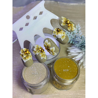 Bột màu nặng hoa hủ 25g bột hoa nổi màu trắng bột làm hoa fantasy