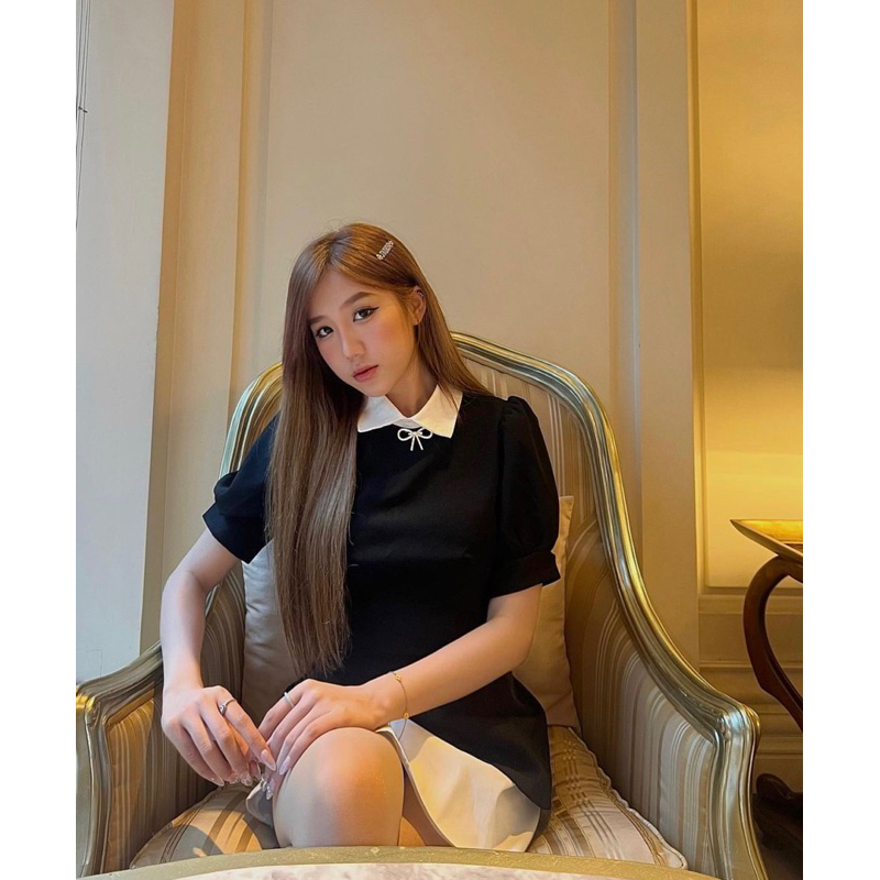 BLACKCHIC SET TIỂU THƯ KÈM TAG NƠ | BY 25.HOUSING