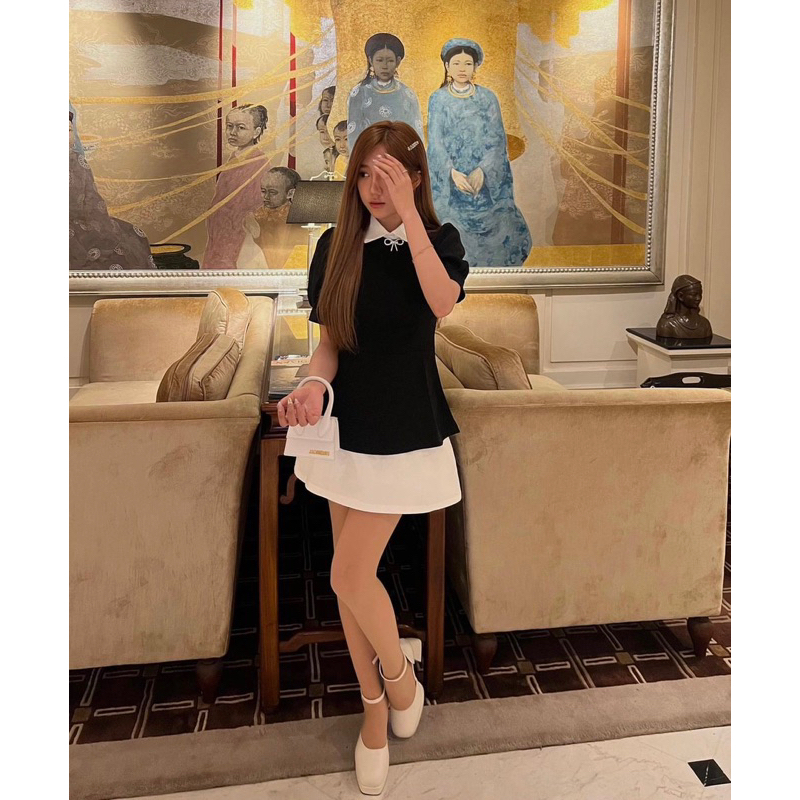 BLACKCHIC SET TIỂU THƯ KÈM TAG NƠ | BY 25.HOUSING