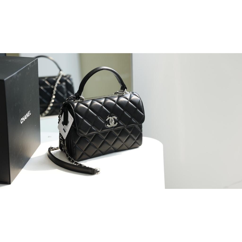 TÚI CHA NEO TRENDY QUAI XÁCH KHÓA BẠC SZ24