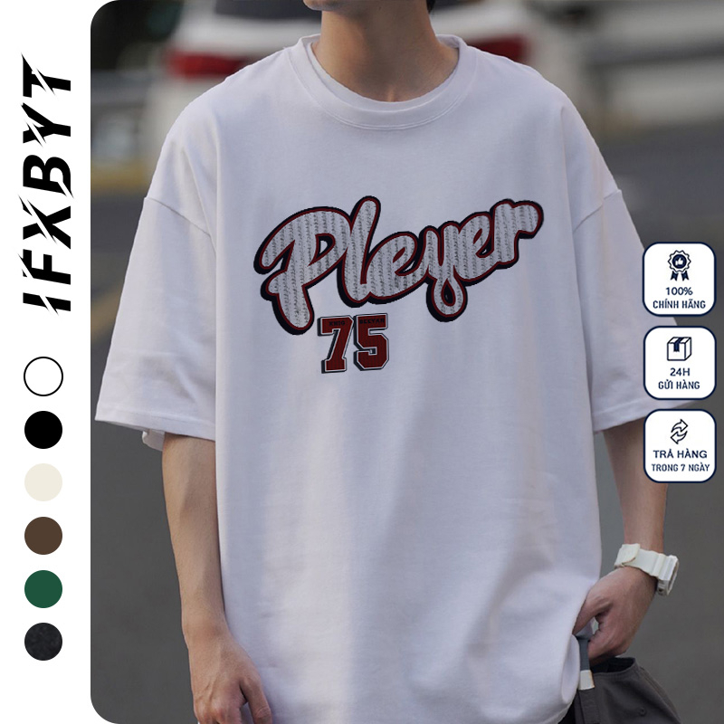 Áo thun unisex IFXBYT Y0186 100% cotton thời trang bigsize