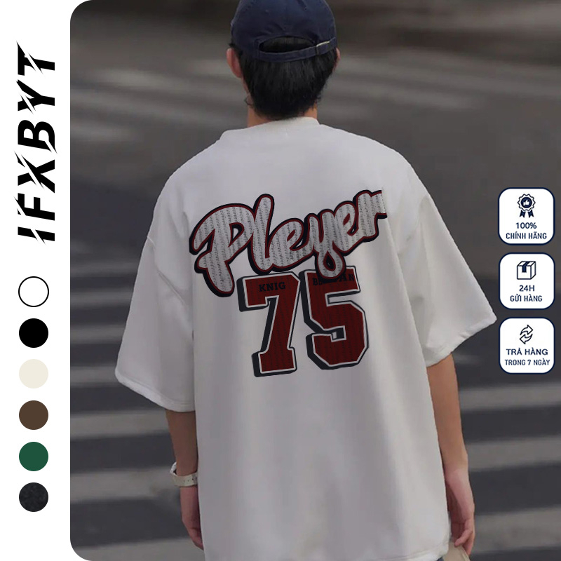 Áo thun unisex IFXBYT Y0186 100% cotton thời trang bigsize