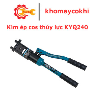 Kìm ép cos thủy lực KYQ240  - Hàng cao cấp bấm tối đa cos 240mm2 - Xanh đen - Bảo hành 6 tháng