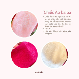 Áo bà ba MA'MIA dáng cách tân quần lụa ống suông