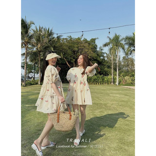 BIGSIZE HIẾU HIẾU ( Đầm babydoll hoa thêu 55-100kg )
