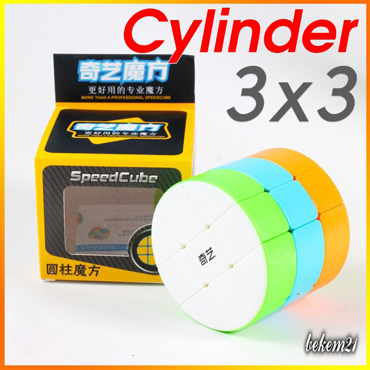 Rubik Cylinder Cube Biến Thể 3x3 QiYi Cylinder Hình Trụ Tròn | Thế Giới Rubik