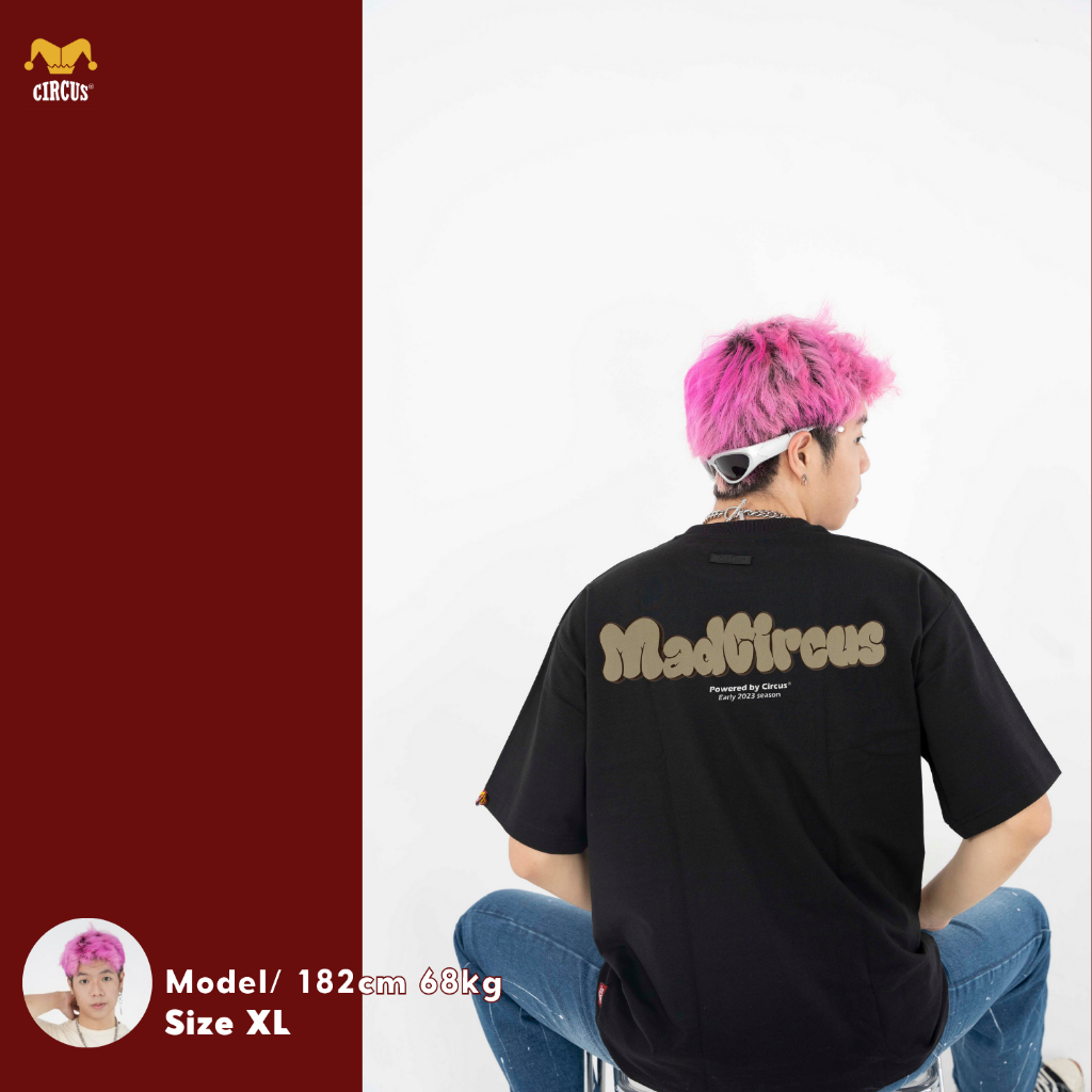 Áo thun unisex oversize Local Brand Circus 100% Cotton - Mã Basic B04