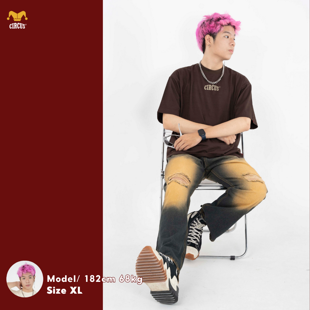 Áo thun unisex oversize Local Brand Circus 100% Cotton - Mã Basic B04