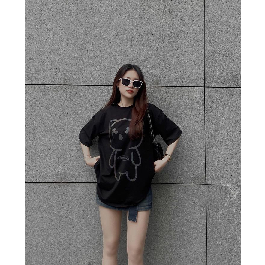 Áo Thun REUNION Rainbow Bear,Áo Phông Phản Quang 7 Màu  Chất Liệu 100% Cotton Localbrand