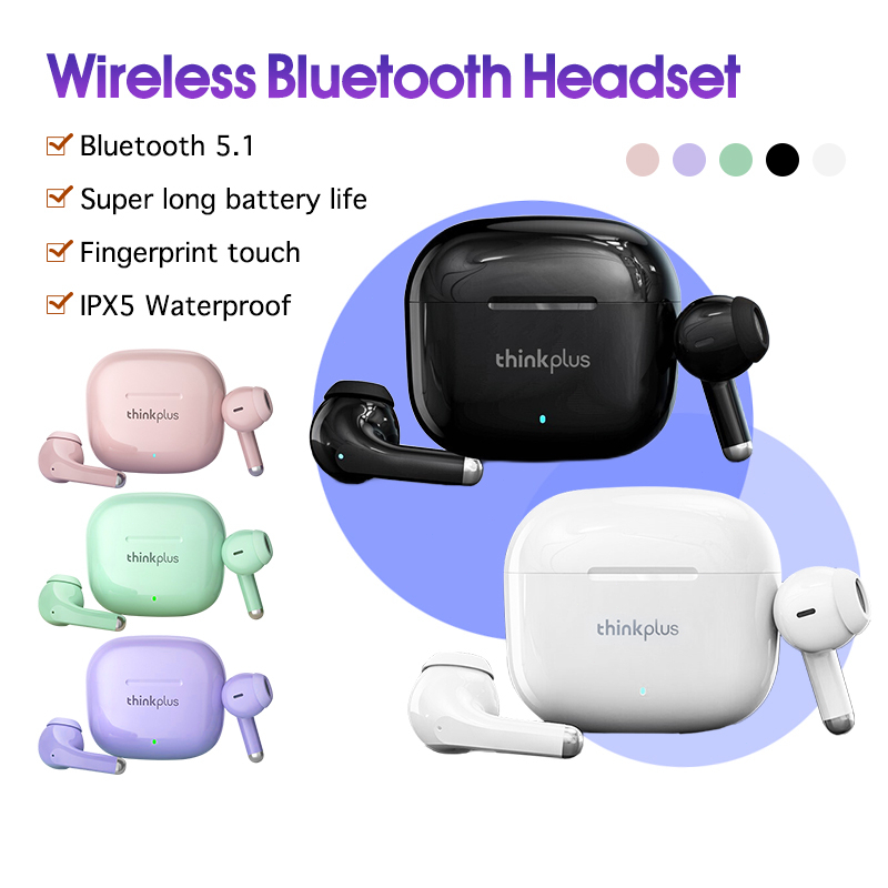 Tai Nghe Bluetooth Lenovo LP40 Pro Bluetooth 5.1/Tai nghe nhét tai không dây Lenovo âm thanh tốt và tích hợp micro