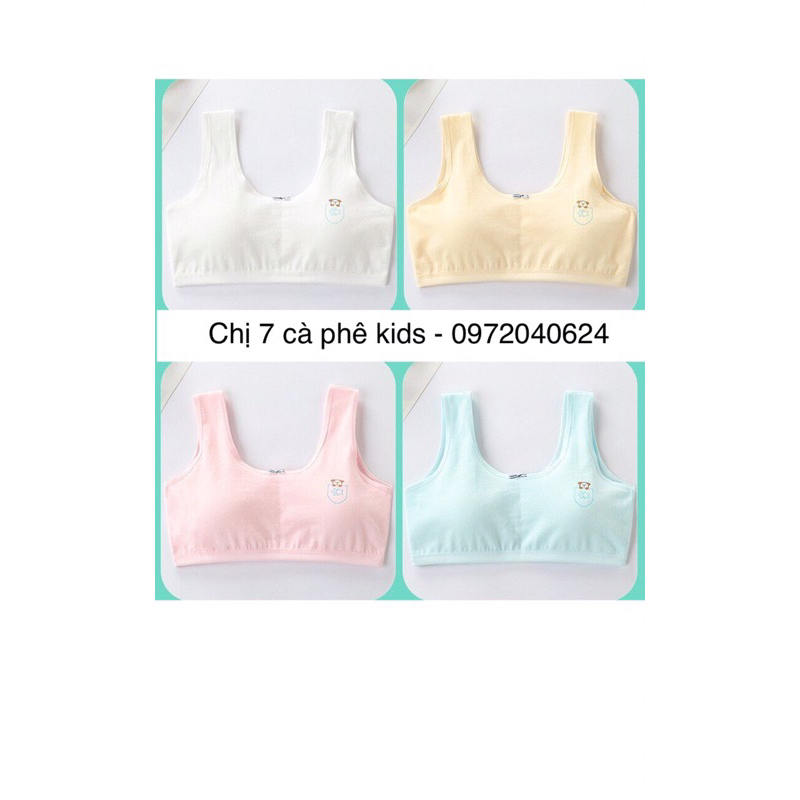 Áo lá học sinh -   bra bé gái size 22-40kg