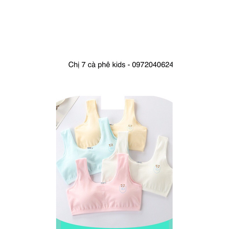 Áo lá học sinh -   bra bé gái size 22-40kg