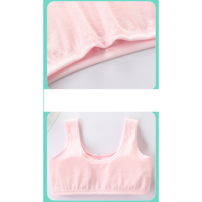 Áo lá học sinh -   bra bé gái size 22-40kg