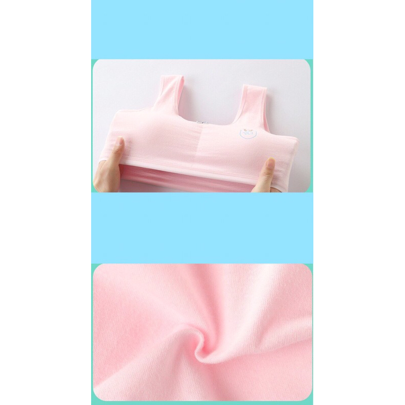 Áo lá học sinh -   bra bé gái size 22-40kg
