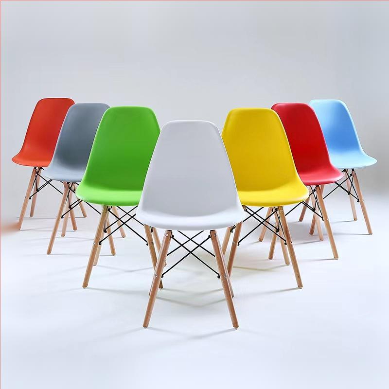 Ghế EAMES Ghế Làm Việc Chân Gỗ đan sắt Dành Cho Phòng ĂN,Phòng KHÁCH,Cafe,Văn Phòng,Học tập