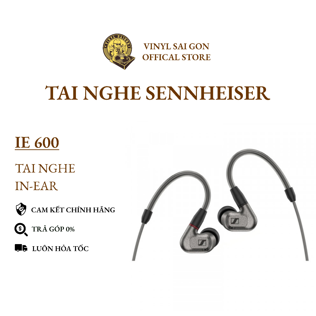 Tai Nghe Sennheiser IE 600 - Bảo Hành Chính Hãng 24 Tháng