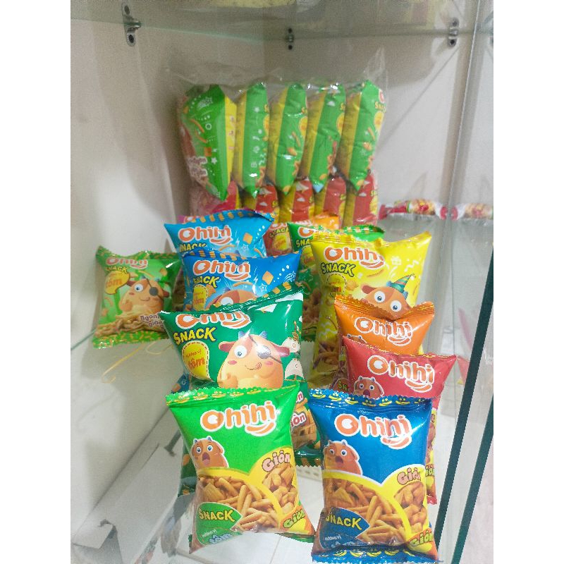 Combo bịch 30 gói  Snack Ohihi/ bim bim que tuổi thơ