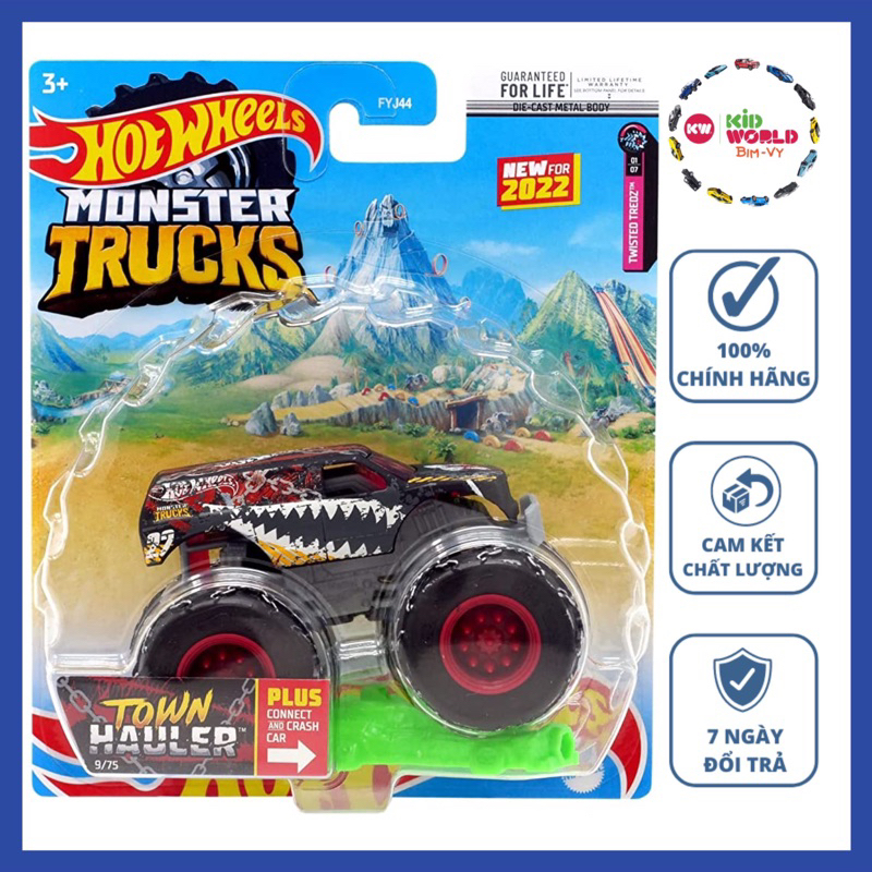 Xe mô hình Hot Wheels Monster Trucks Town Hauler HCP75.