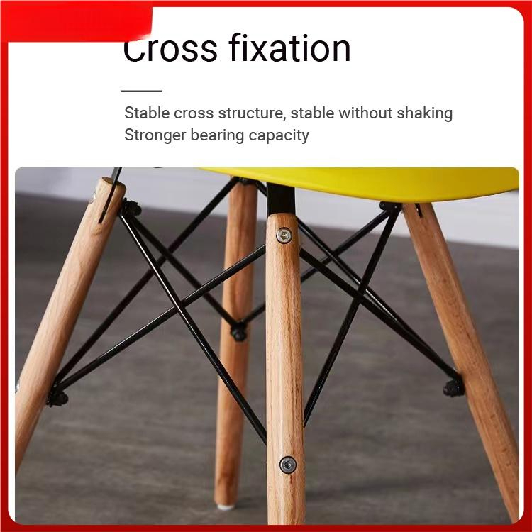 Ghế Eames Ghế Làm Việc Chân Gỗ SỒI Dành Cho Phòng ĂN,Phòng KHÁCH,Cafe,Văn Phòng,Học tập