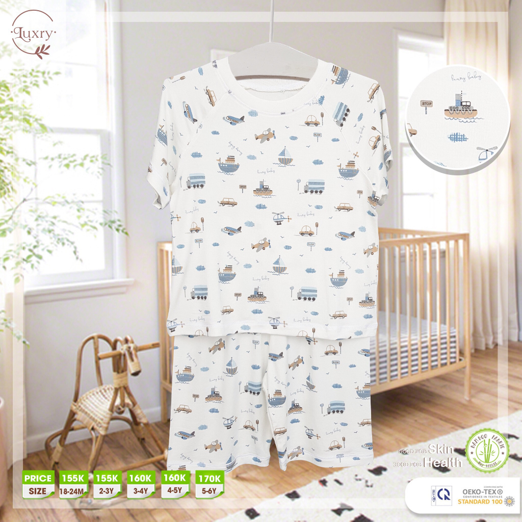 Áo cộc quần lửng thương hiệu Luxry, thoáng mát suốt 4 mùa
