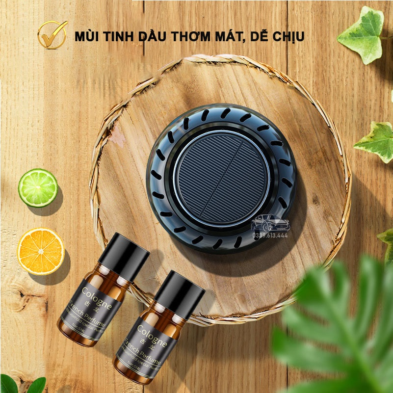 Máy Khuếch Tán Tinh Dầu Cho Xe Hơi  - Nước Hoa Xe Hơi Cao Cấp Năng Lượng Mặt Trời