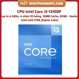 Cpu intel core i3-13100f - socket intel lga 1700_raptor lake)