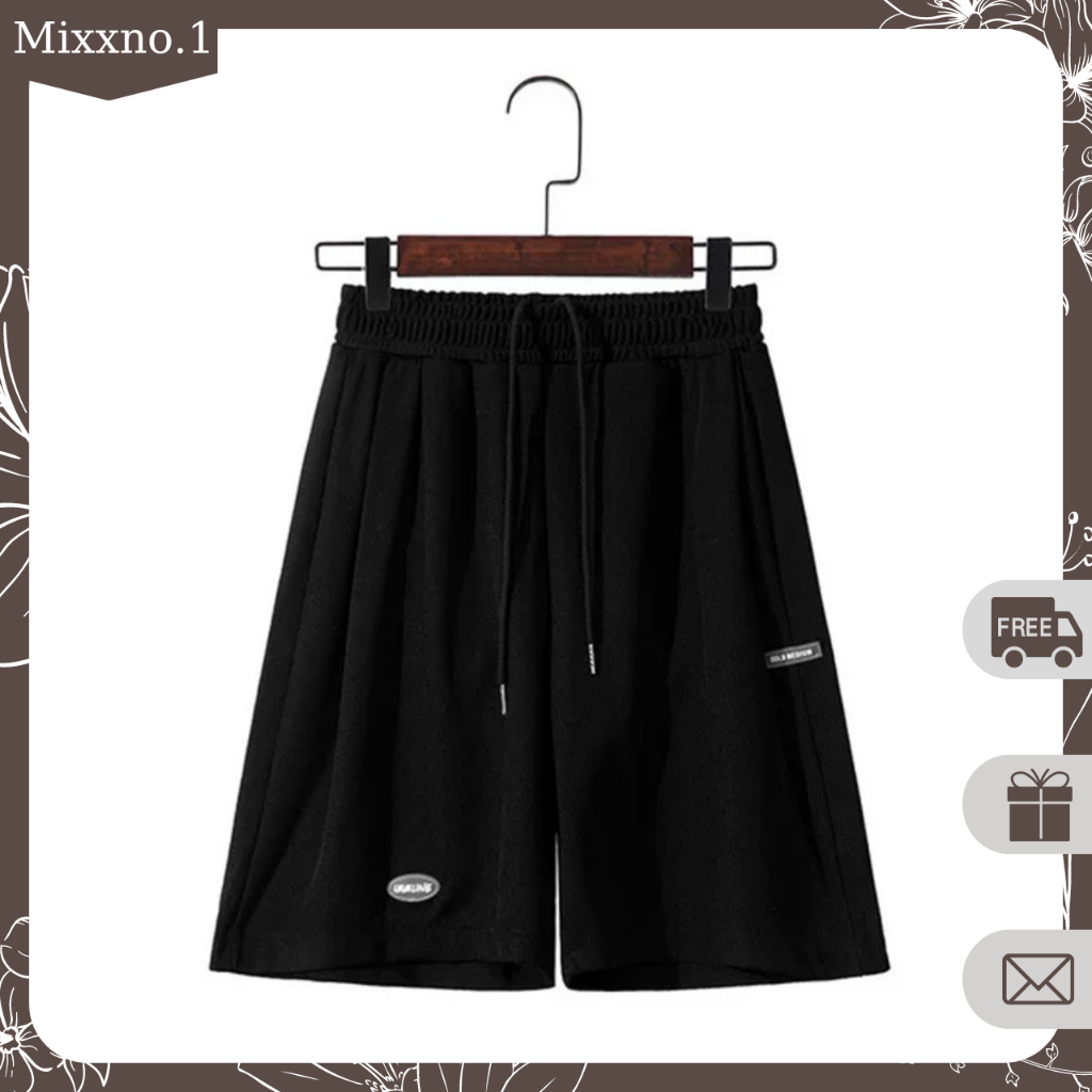 Quần Short Nam Nữ Mùa Hè Lưng Cao Ống Rộng Cạp Thun Thoáng Mát Phong Cách Thể Thao Thời Trang Mixxno1 SHORT NU 019V1